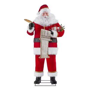 6 ft Animated Wishlist Santa